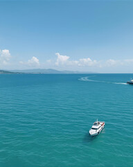 large island, tropical island, ocean view, sea view, coastal island, exotic island, paradise island, island landscape, island scenery, island nature, tropical paradise, beach island, island in ocean, 