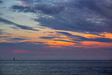 Scenic Outdoor Landscape With Sky And Water