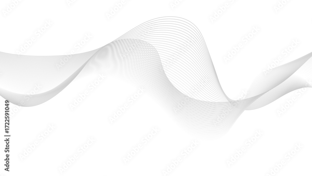 Poster abstract wave digital element for certificate design. curved wavy lines design, abstract vector blac