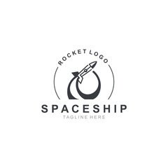 Rocket Logo Design template technology Design Concept