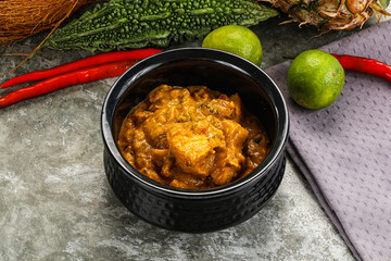 Indian cuisne - Chicken massala with sauce