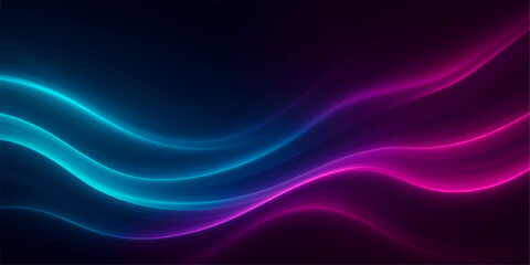 Abstract purple and blue energy wave design with glowing lines and flowing fractal pattern