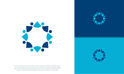 Human Resources Consulting Company, Global Community Logo	
