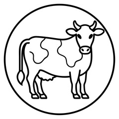 Fototapeta premium cow