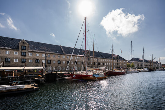 Modern and Historic architecture of Copenhagen, Denmark. 