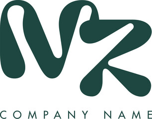 Creative Abstract Initial Letter MZ Logo Design
