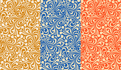 Line Doodle Seamless Pattern 24 - Abstract Swirls