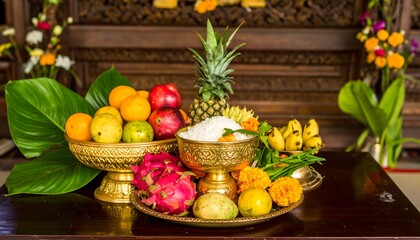 Fruit Offering for Religious Ceremony.
