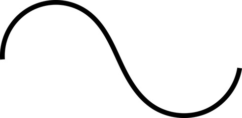 Abstract Curvy Line