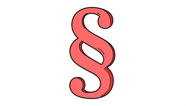 Red paragraph symbol