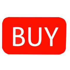 Red Buy Button Icon for Online Shopping and Digital Commerce Checkout