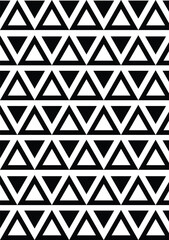 Black and White Pattern Texture unique triangle, Abstract triangle shape Design with Seamless Geometric shape for Modern Digital Art and Graphic Projects
