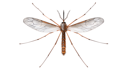 dragonfly isolated on white background