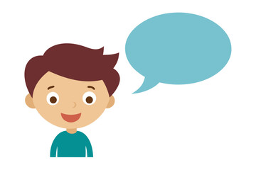 man with speech bubble