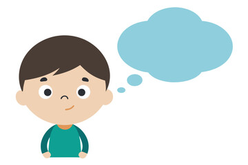 boy with speech bubble