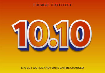 Editable Monthly Event Promo Text Effect, Bold 3D Typography Design for Promotional Banners