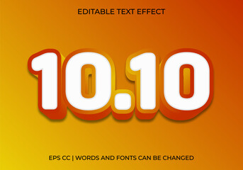 Editable Monthly Event Promo Text Effect, Bold 3D Typography Design for Promotional Banners