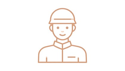 Obraz premium Simple line art of a person