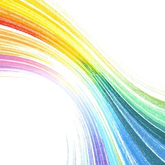 Fototapeta premium Abstract rainbow arc, clean vector, no text