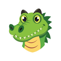 Fototapeta premium funny crocodile vector