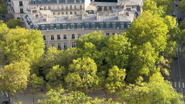 view of the streets  of Paris