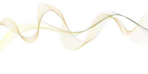 Abstract flowing wave lines in gradient colors of soft blue and golden yellow on a white background,
smooth curves creating a sense of motion and harmony, minimalistic modern design,
elegant and airy,