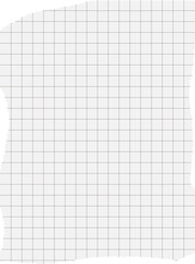 Ripped Grid Paper Illustration