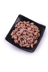 Shandong Homegrown Peanut Kernels Seeds in Black Bowl - Small Deflated Farmers Produce
