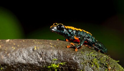 Fototapeta premium Colorful Frog on a Branch.