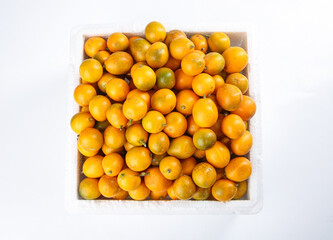 Fresh Orange Kumquats in White Container - Sweet Citrus Fruits Collection