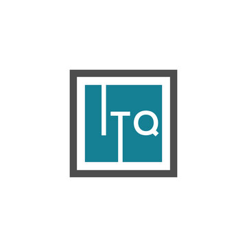 ITQ letter logo design on WHITE background. ITQ creative initials letter logo concept. ITQ letter design.