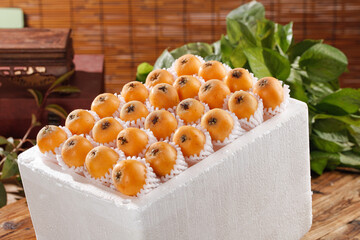 Fresh Sichuan Loquats from Miyi Mountain - Premium Chinese Fruit in Protective Packaging