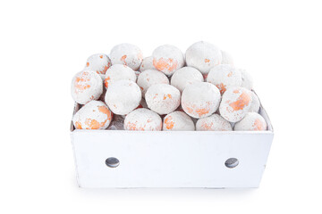 Fresh Citrus Fruits from Wuming Guangxi China in White Box with Protective Coating