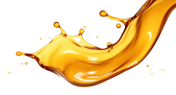 Syrup splash abstract golden beverage.