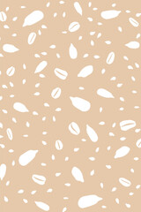 Seeded Wholegrain Bread Vector Pattern