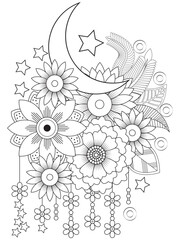 Flowers Coloring Pages For Adules