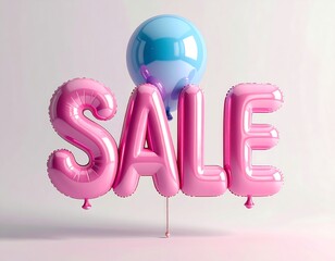 Huge Pink Balloons Announce Major Retail Savings Event
