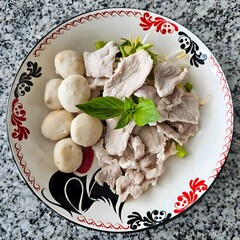 Boiled Pork Platter, Tender and Full of Flavor