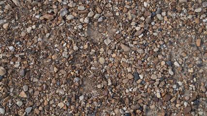 High-res pebbled ground texture with mixed gravel stones. Ideal for backgrounds, 3D renders, landscape visualization, game environments, architecture and design.