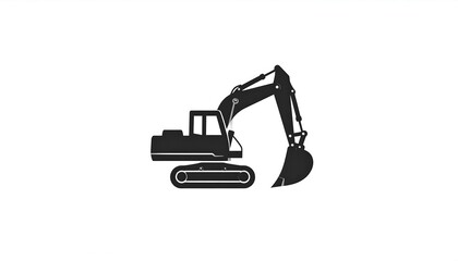 Fototapeta premium Excavator Construction Equipment.