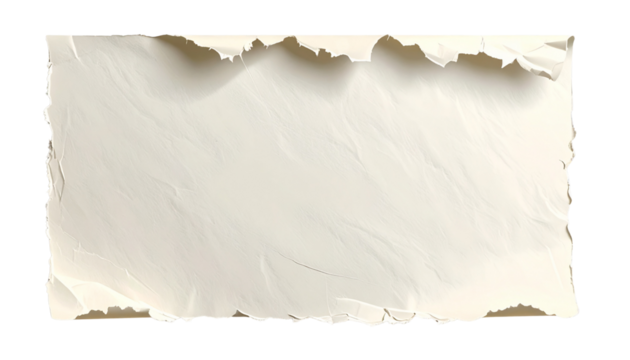 White grid notepaper journal sticker. A blank sheet of checkered paper. Real notepad with grid line isolated