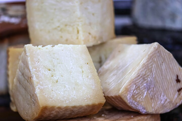 Traditional organic cured cheese from Spain