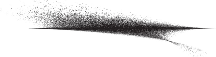 Fototapeta premium Decorative wave of line . Brush stroke waves. Abstract flow linear fluid design element .Zigzag wave. Wavy Music sounds lines. Squiggle brush stroke . Ornament design.Line art .Brush paint Vector 