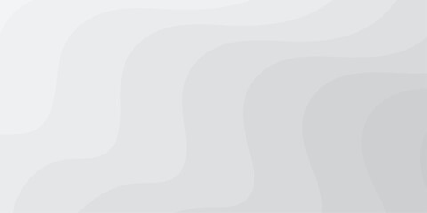 White paper waves abstract gradient banner design | Elegant wavy vector background | Abstract background with dynamic effect | Modern pattern. Vector illustration for design

