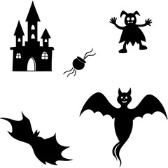 halloween vector set