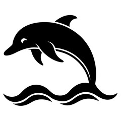 dolphin jumping in water