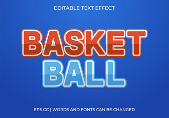 Editable Basketball Girl, Bold 3D Typography Design for Promotional Banners