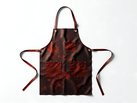 Blood-Splattered Apron A Gory Kitchen Accessory - Powered by Adobe