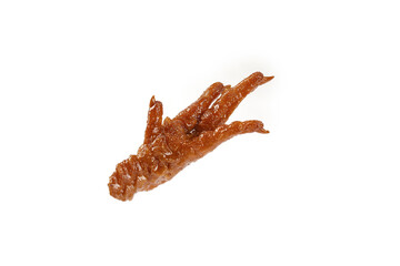 Marinated Chicken Claw Snack with Crispy Skin - Asian Street Food Delicacy