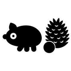 hedgehog and Pig